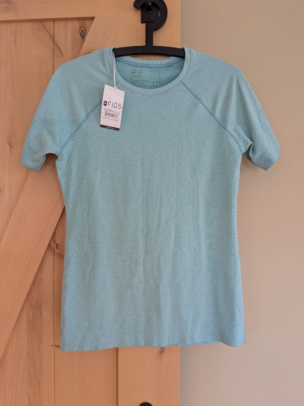 Figs Salta Seamless Short Sleeve Underscrub Teal